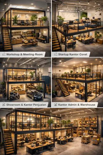 Mezzanine Ruang Kantor di Tanjung Duren Selatan