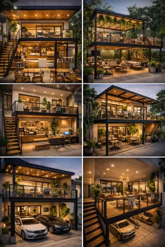 Mezannine Cafe Modern di Tanjung Duren Selatan